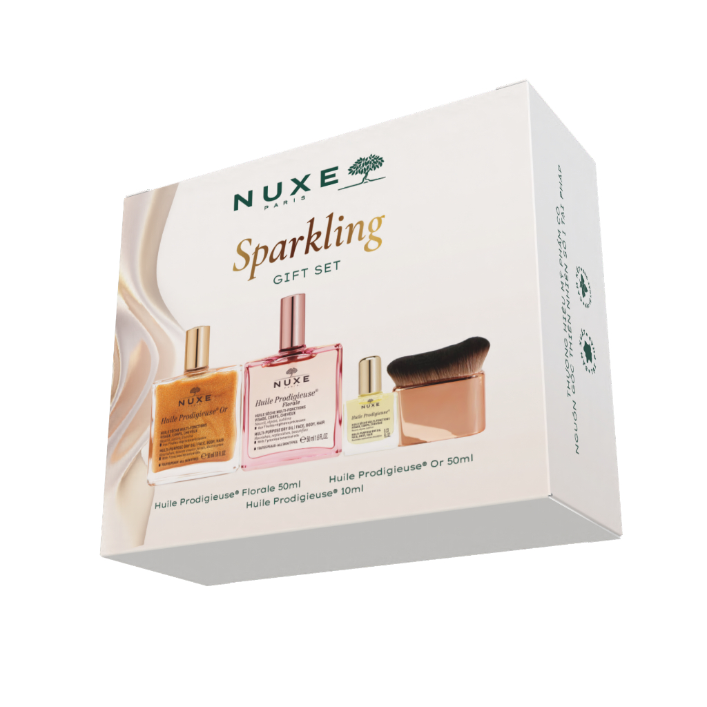 Ảnh Bộ quà tặng Sparkling Gift Set - Dầu dưỡng hương hoa & Dầu dưỡng ánh nhũ Nuxe Huile Prodigieuse® 1