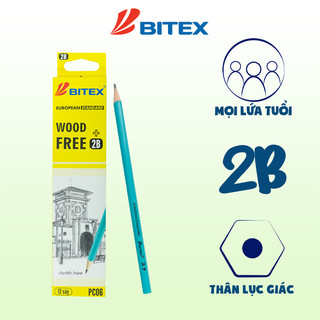Bút chì đen SMARTKIDS 2B Wood Free PC06 ( 1 cây)