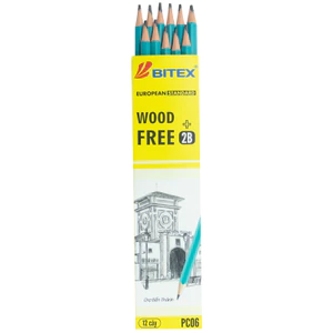 Bút chì đen SMARTKIDS 2B Wood Free PC06 ( 1 cây)