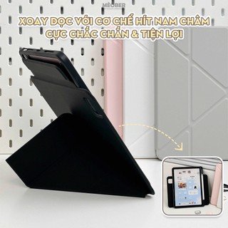 [New] Bao da Nam Châm Xoay x Origami cho iPad Gen7/8/9/10, Air4/5/6/7, Pro11- Tháo rời, bảo vệ máy tối đa by MèoBer
