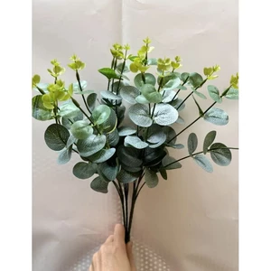 Lá táo nhánh - cành rời 1 nhánh - nhánh lá táo điểm trang trí hoa len, hoa lụa, hoa handmade - DIY