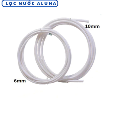 Dây dẫn nước, ống nước, dây máy lọc nước 6mm và 10mm dùng cho máy lọc nước RO (1 mét)