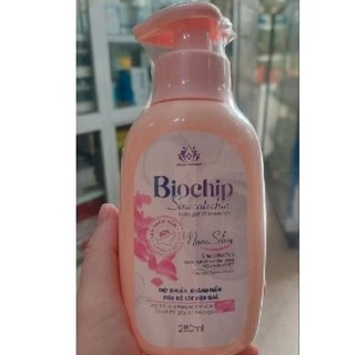 Nước giặt đồ lót sinh học BIOCHIP Sinecatechin giúp làm sạch nấm , hiệu quả với HPV (chai 280ml)[chính hãng]