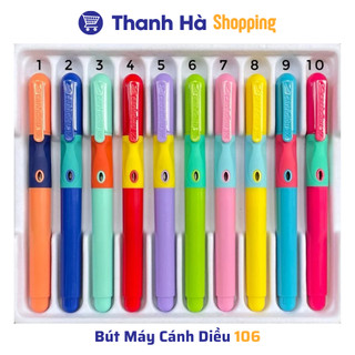 Bút Máy Cánh Diều 106 107 - Ngòi trơn tròn đều, nét nhỏ thanh đậm nhẹ