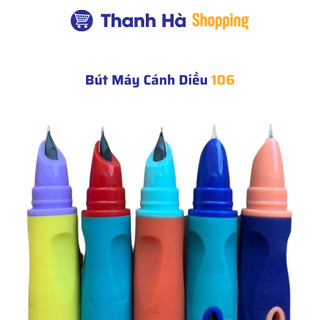 Bút Máy Cánh Diều 106 107 - Ngòi trơn tròn đều, nét nhỏ thanh đậm nhẹ