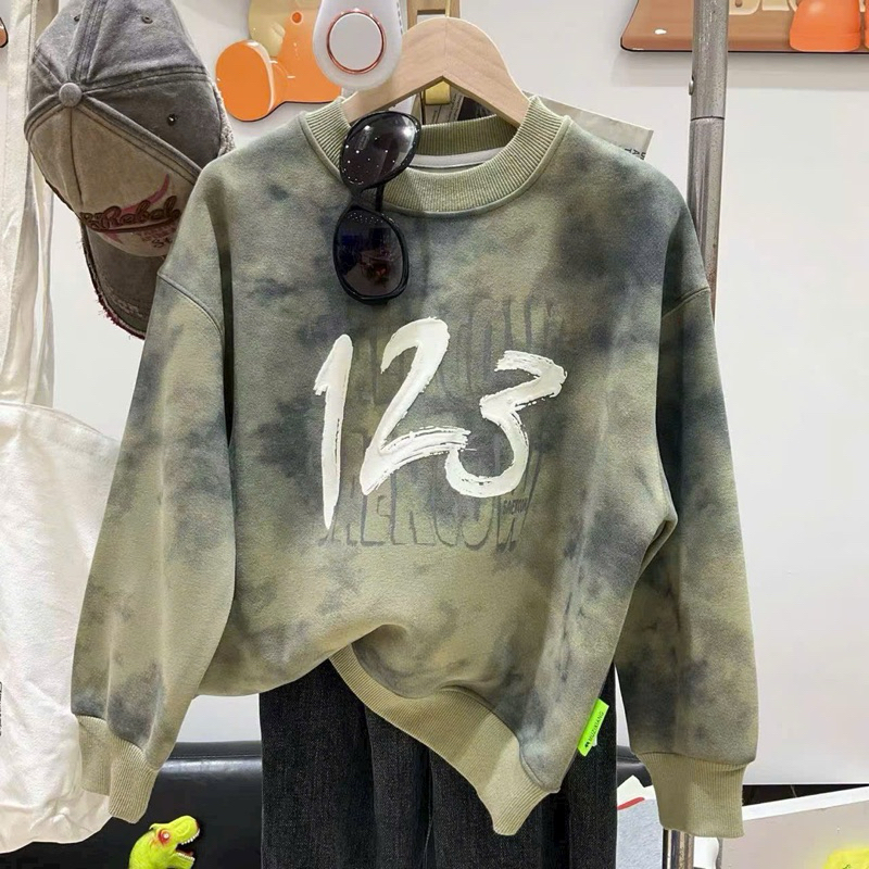 Áo nỉ thu đông LÓT LÔNG NHUNG áo sweater trẻ em 20-60kg áo hàng QC chất đẹp