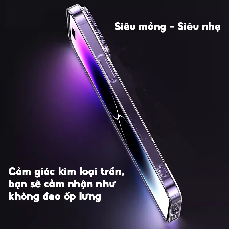 Ảnh Ốp Lưng Likgus Trong Suốt Sạc Từ Tính Màng Bảo Vệ Camera Full PC Cứng Không Ố Vàng Cho IP 16-15-14-13-12-Pro-Plus-Promax 4