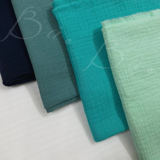 Vải Xô Muslin Organic Cotton 100% Kháng Khuẩn Cao Mềm Rũ Khổ 1m40