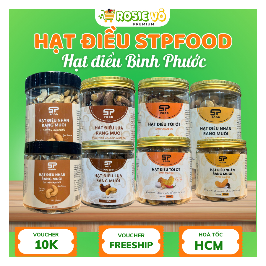 Hạt Điều STP FOOD – Hạt Điều Giàu Dinh Dưỡng, Ăn Trực Tiếp Hoặc Xay Sữa ...