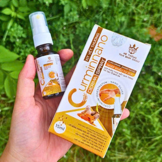 Xịt vết thương Curmin Nano giúp nhanh lành vết thương, kích thích tái tạo da non, ngăn ngừa sẹo, chai 15ml