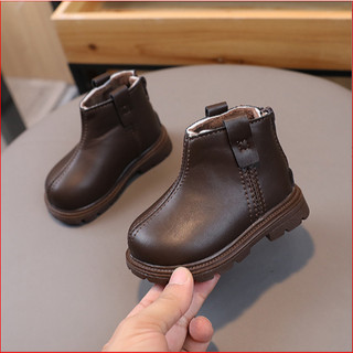 Bốt Lót Lông Khóa Sau Phong Cách Basic Cho Bé Trai Bé Gái 1-3 Tuổi K010
