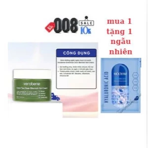 Kem dưỡng trắng da trà xanh Verobene - Dưỡng da trắng sáng, mịn màng, giảm thâm mụn 50ml Mẫu mới