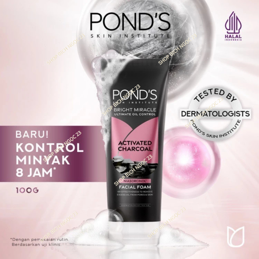 Sữa rửa mặt làm sáng da Pond's Pure Bright Bright Beauy Acne Clear 100g