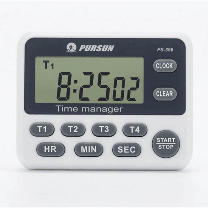 Đồng hồ bấm giờ đếm ngược điện tử 4 kênh PS-396 - Đa năng, chính xác ...