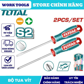 ĐỒ NGHỀ TOTAL Bộ 2 tua vít dẹp và bake TKSDS0226