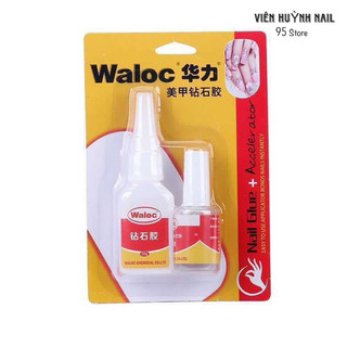 Keo bê tông, keo waloc chính hãng - keo đính đá và phụ kiện nail độ bền 3-4 tuần