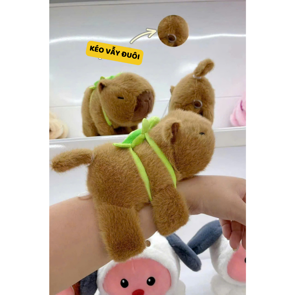Vòng Tay Capybra Đáng Yêu Capybara Đeo Tay Chuyển Động Vẫy Đuôi Vui Nhộn Món Quà Ý Nghĩa Cho Bé