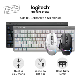 Combo chuột, bàn phím gaming không dây G515 TKL LIGHTPSED, G502 X PLUS