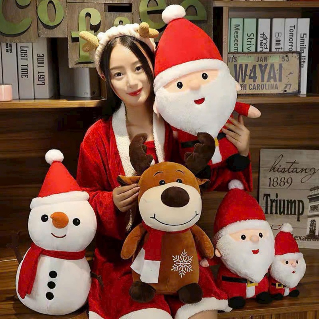 MẪU MỚI 2024 ] Gấu Ông Già Noel Gấu Bông Noel Giáng Sinh Quà Tặng Cho Người Thân Hay Đồ Trang Trí Noel Giáng Sinh