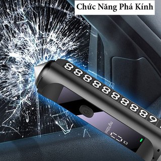 Máy Đo Nồng Độ Hơi Thở NEW Khi Lái Xe Ô Tô Đa Năng, Kiêm Bảng Số Điện Thoại Và Làm Búa Phá Kính Thoát Hiểm