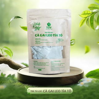 (Mua 2 tặng 1)Combo 50 Gói Trà túi lọc Cà Gai Leo Tía tô Thảo Dược Việt giúp giải độc, mát gan