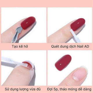 Chai AD nước sáng đá, nước tháo móng úp