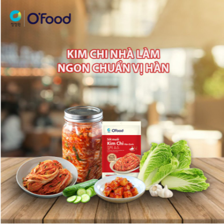 Combo 5 sốt muối kim chi O'food 180g/gói