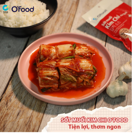 Combo 5 sốt muối kim chi O'food 180g/gói