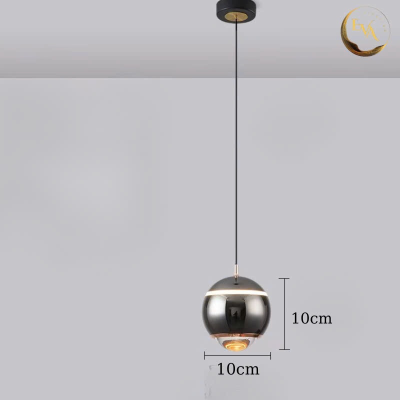 Đèn thả decor EVA XN039 D100mm phong cách hiện đại trang trí phòng khách, phòng ăn quán cafe bảo hành 12 tháng