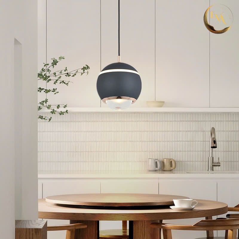 Đèn thả decor EVA XN039 D100mm phong cách hiện đại trang trí phòng khách, phòng ăn quán cafe bảo hành 12 tháng