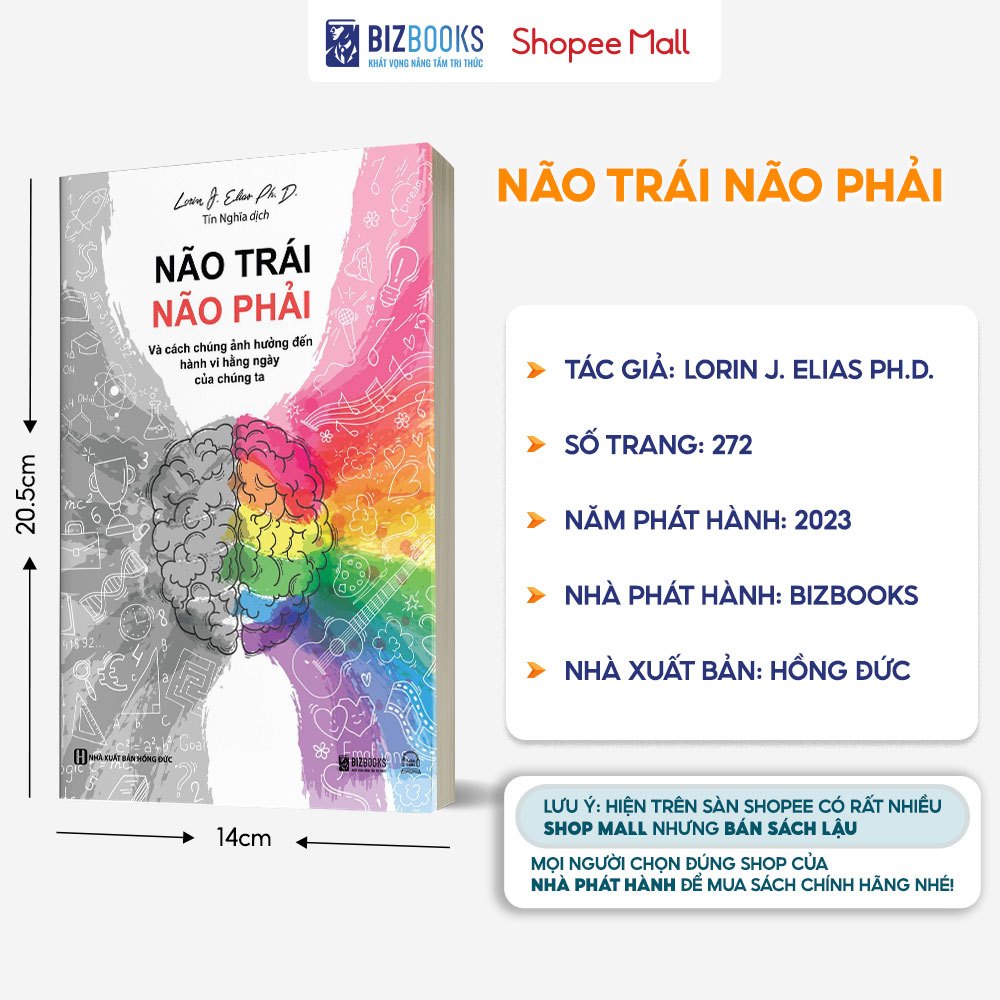 Sách Não Trái Não Phải Và Cách Chúng Ảnh Hưởng Đến Hành Vi Hàng Ngày Của Chúng Ta - Bizbooks