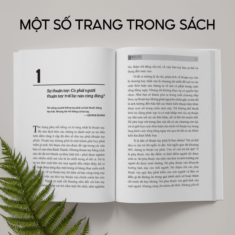 Sách Não Trái Não Phải Và Cách Chúng Ảnh Hưởng Đến Hành Vi Hàng Ngày Của Chúng Ta - Bizbooks