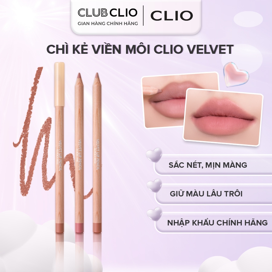 CLIO VELVET LIP PENCIL SET
