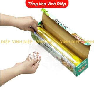 Màng bọc thực phẩm laspalm kèm dao nhựa cắt tiện lợi