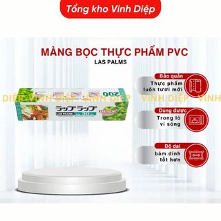 Màng bọc thực phẩm laspalm kèm dao nhựa cắt tiện lợi