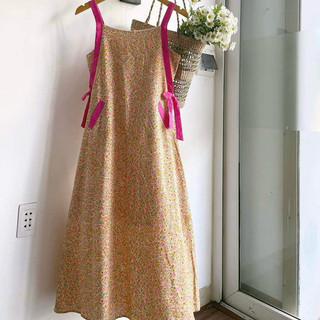 Vải Đũi Cotton In Hoa Mềm Rũ Khổ 1m40
