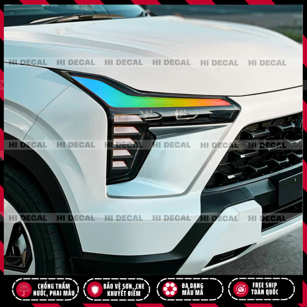 Tem dán đèn Xforce, decal đèn Xforce | Tem Logo stick trang trí cao cấp chống thấm nước bảo vệ đèn