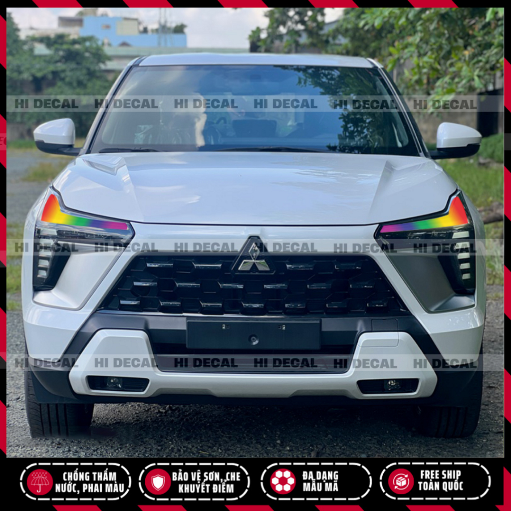 Tem dán đèn Xforce, decal đèn Xforce | Tem Logo stick trang trí cao cấp chống thấm nước bảo vệ đèn