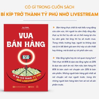 Sách Vua Bán Hàng – Bí Kíp Trở Thành Tỷ Phú Nhờ Livestream | Giao Tiếp & Tâm Lý Bán Hàng Hiệu Quả