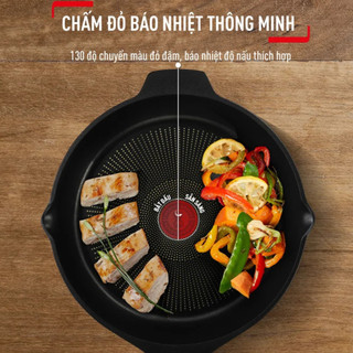Chảo đúc cao cấp Tefal Robusto hàng nhập khẩu có miệng rót tiện lợi GermanySnT HCM