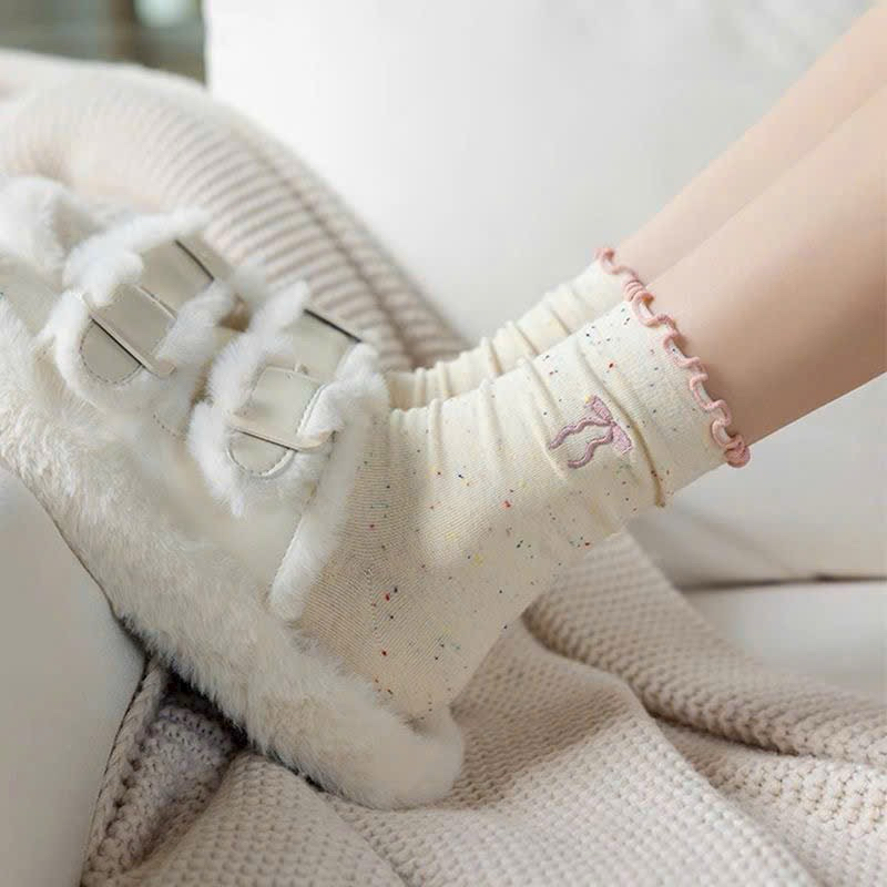 TÚI 10 ĐÔI TẤT CỔ BÈO IN NƠ MẪU MỚI TT58