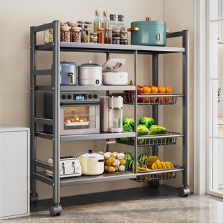 Kệ Để Đồ Kệ Nhà Bếp Đa Năng Kệ để rau củ lò vi sóng nhà bếp tiện lợi 3/4/5 tầng