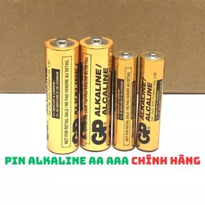 PIN ALKALINE GP CHÍNH HÃNG AA AAA LR03 1.5V (Pin dùng cho Chuột không dây, bàn phím Logitech, khóa vân tay)
