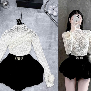Quần Váy Nhung Ống Bí MI U HÓT trend Mới SIÊU ĐẸP