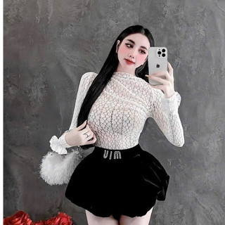 Quần Váy Nhung Ống Bí MI U HÓT trend Mới SIÊU ĐẸP