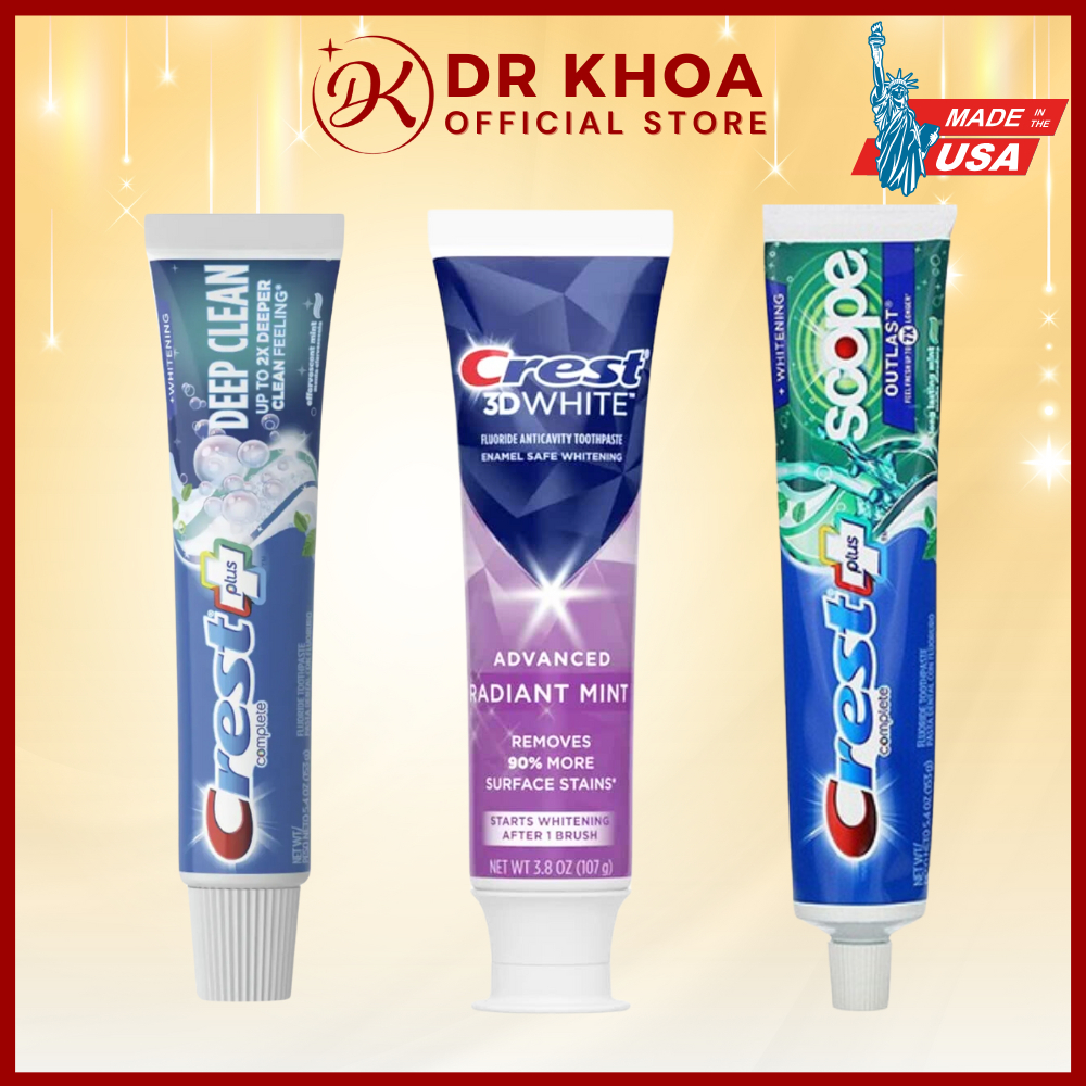 [HÀNG MỸ] Kem Đánh Trắng Răng Crest Complete PLUS Deep Clean/Whitening ...