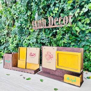 Lịch gỗ Khung Tranh để phụ kiện đa năng, Free in Logo, hình theo yêu cầu - LYNH DECOR