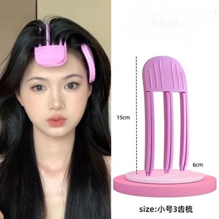 Kẹp Tạo Kiểu Tóc Lông Tơ Tóc Lười Tạo Kiểu Tóc Lược 3 Răng 6 Răng Lược Kẹp Phồng Chân Tóc Mái Thời Trang Hàn Quốc