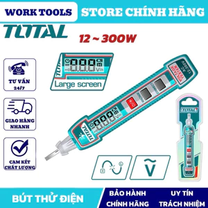 ĐỒ NGHỀ TOTAL Bút thử điện AC 12-300V THT2930021 & THTS33001