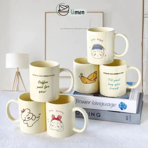 Cốc Sứ Vintage Đơn Giản, Dùng Để Uống Nước Và Decor CSU015